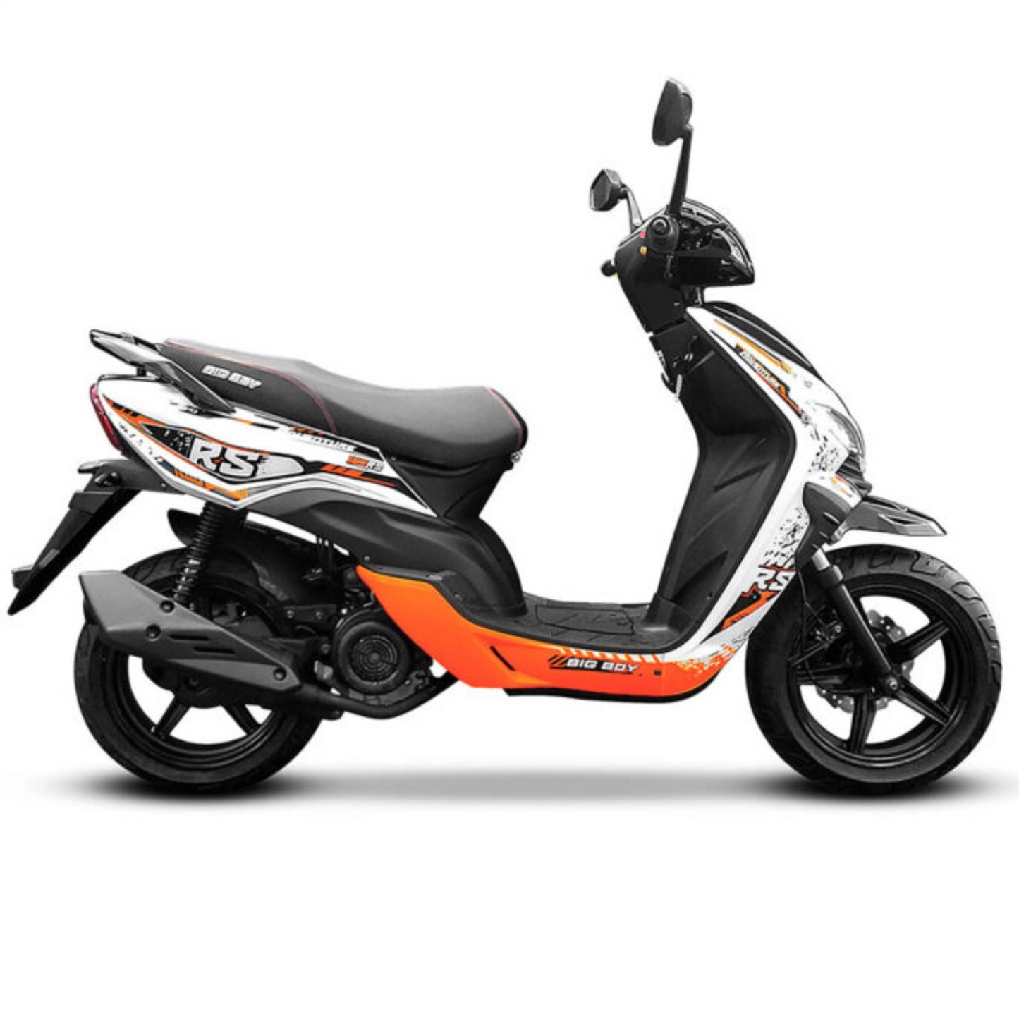 Graphics template for BigBoy 150RS Scooter