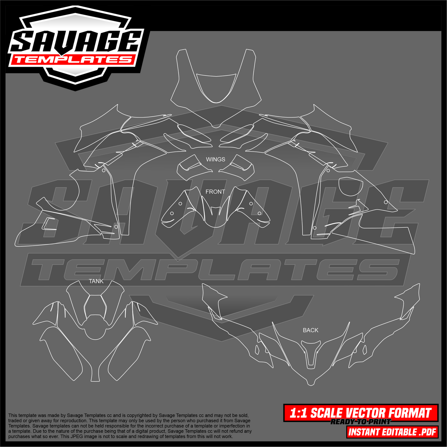 Graphics template for Ducati v4 2025