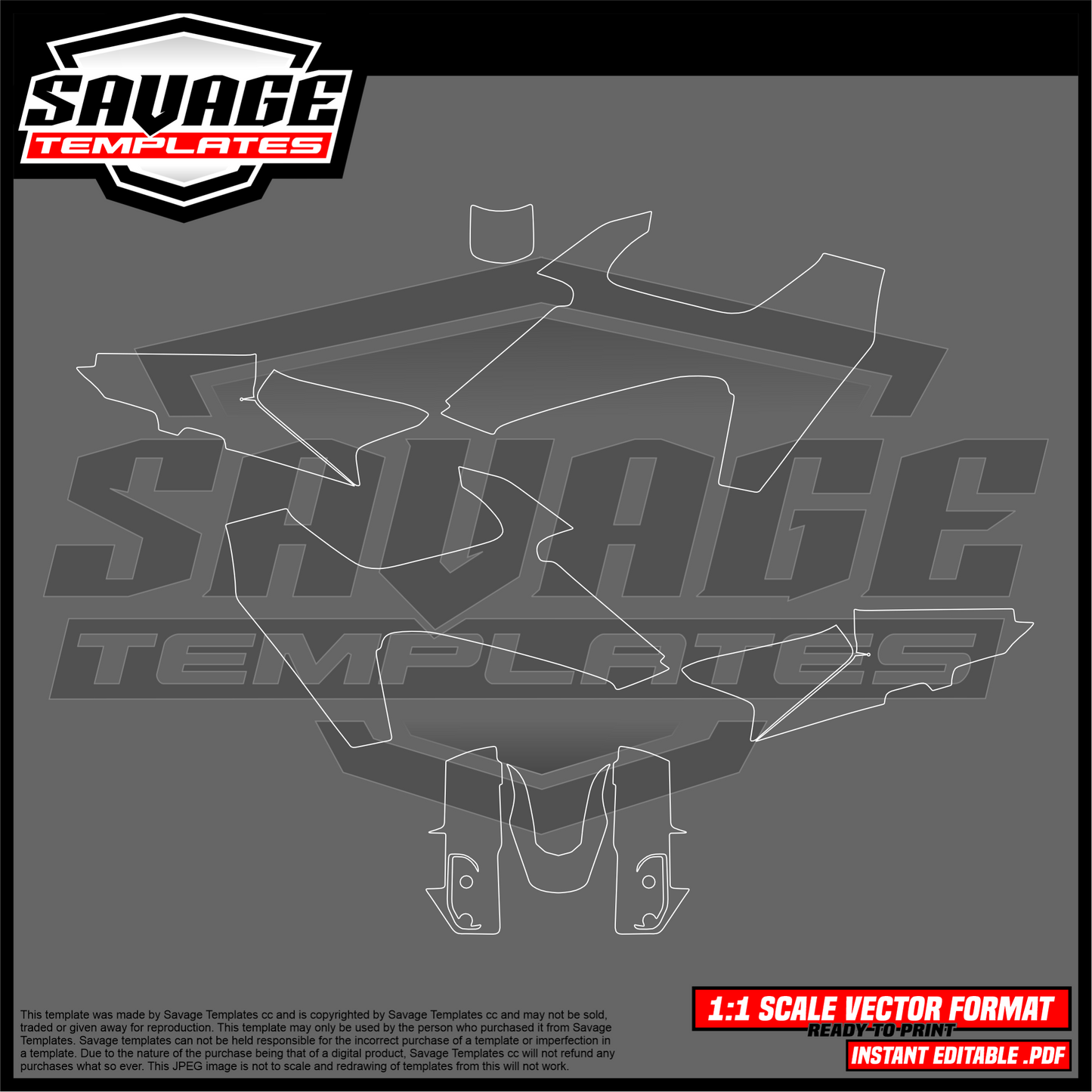 Graphics Template for Husqvarna Norden 901