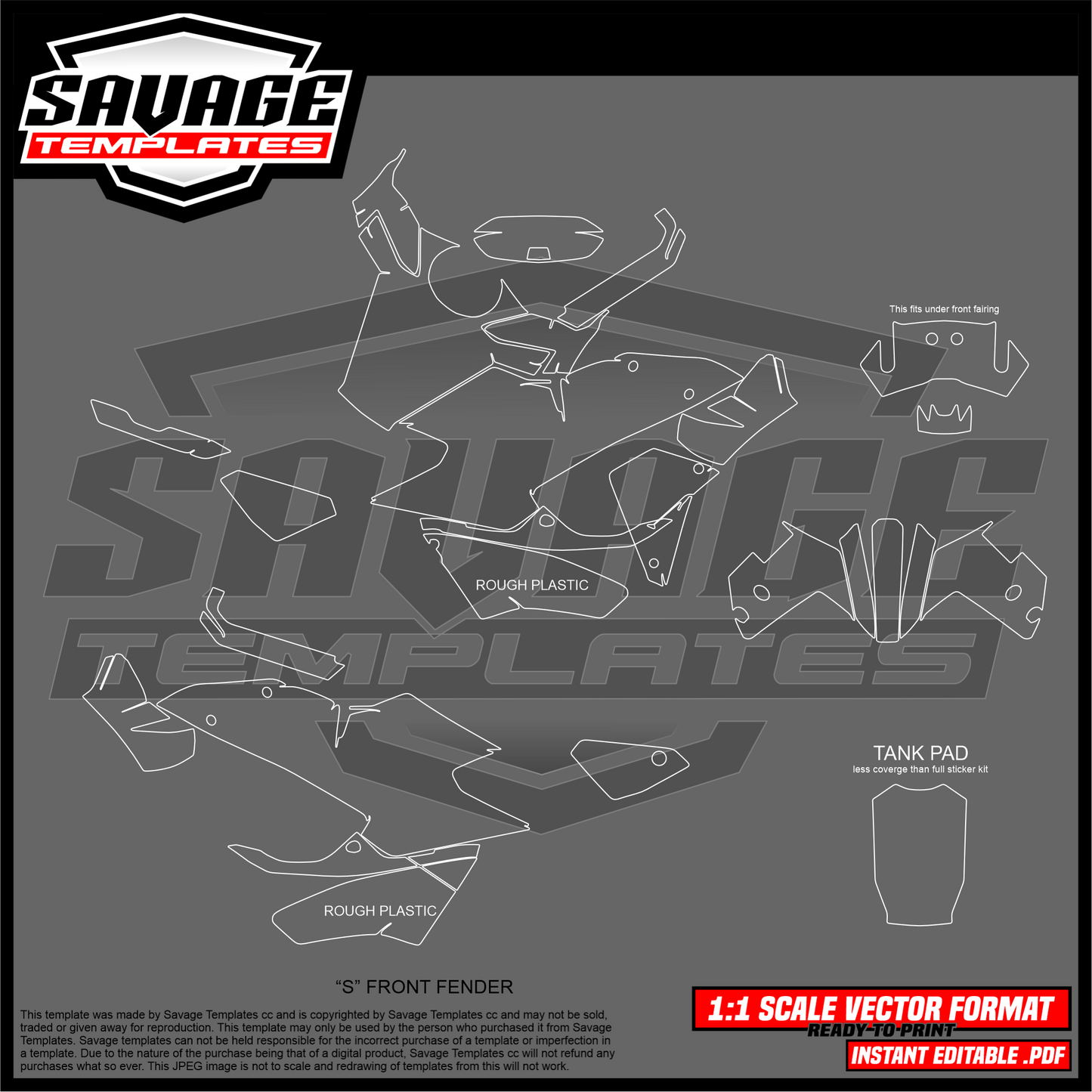 Graphic Template for KTM 1390 Super Adventure S EVO