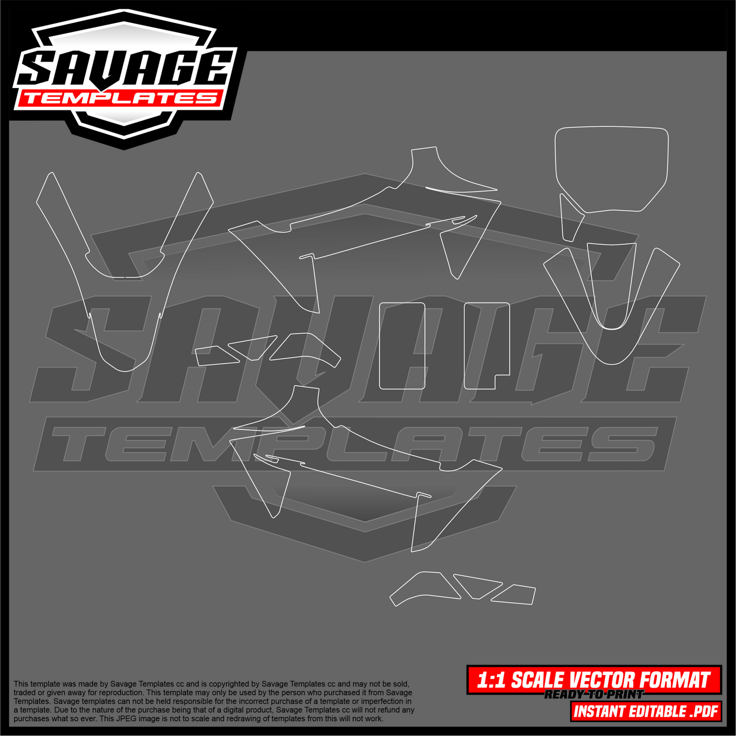 Graphics Template for KTM E2