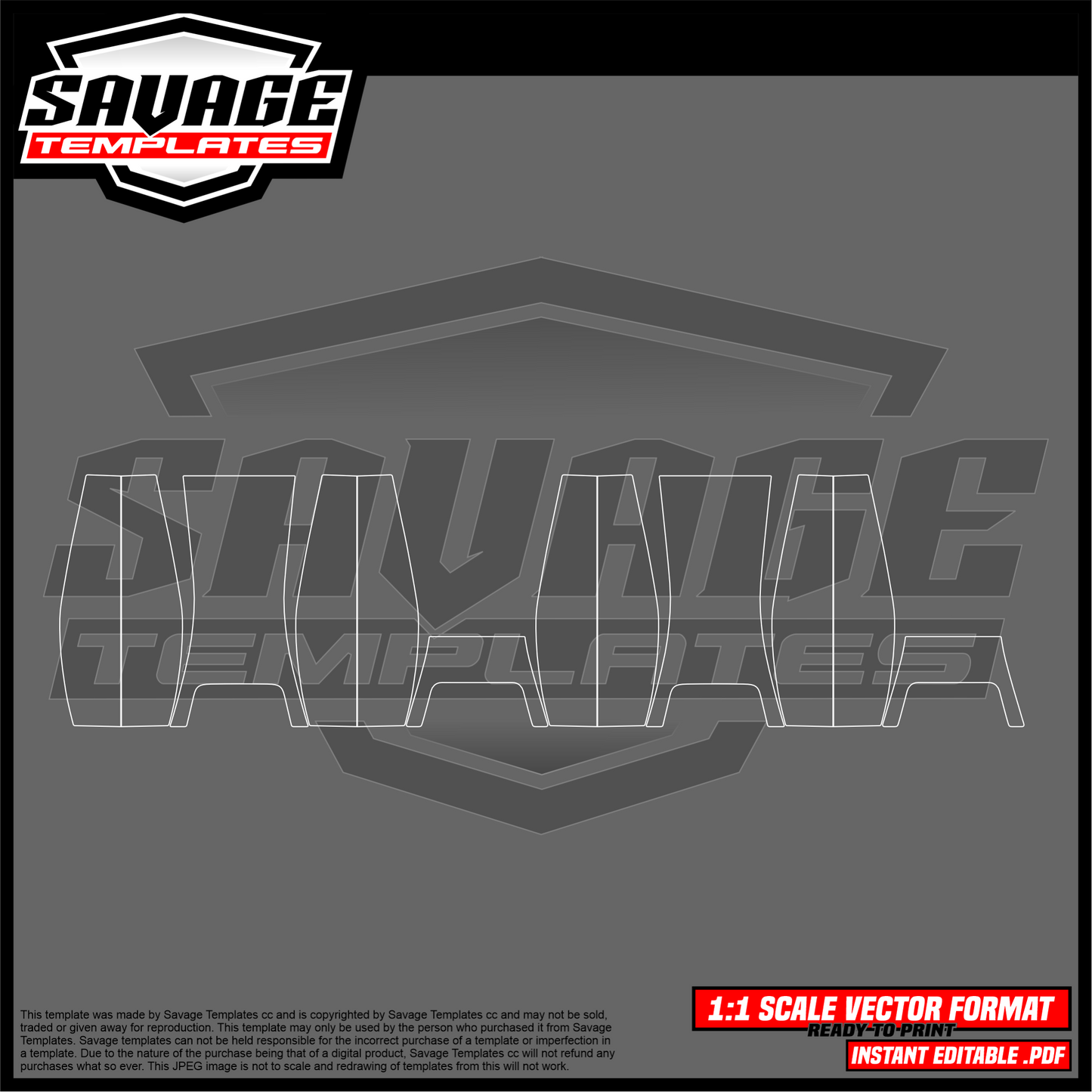 Graphic template for Polisport Bike stand