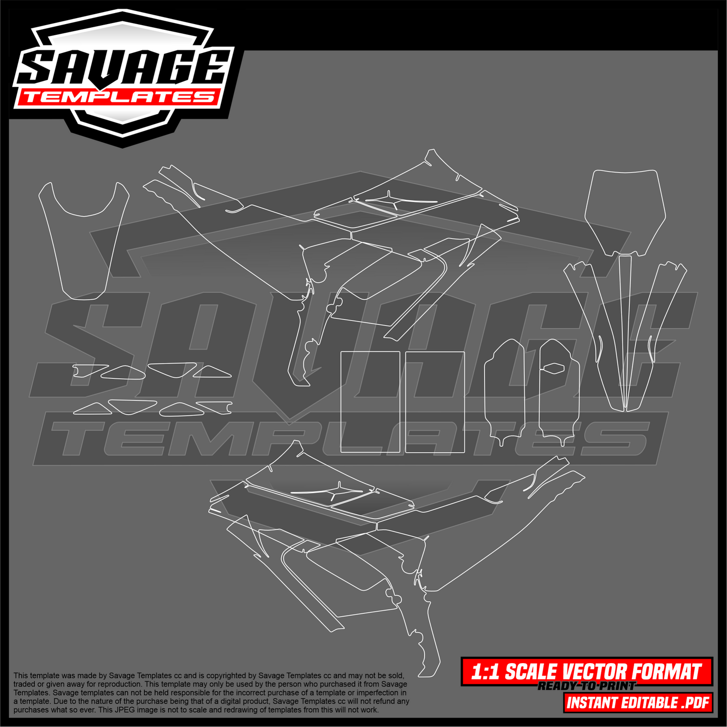 Graphics template for RFN SX15 E Plus