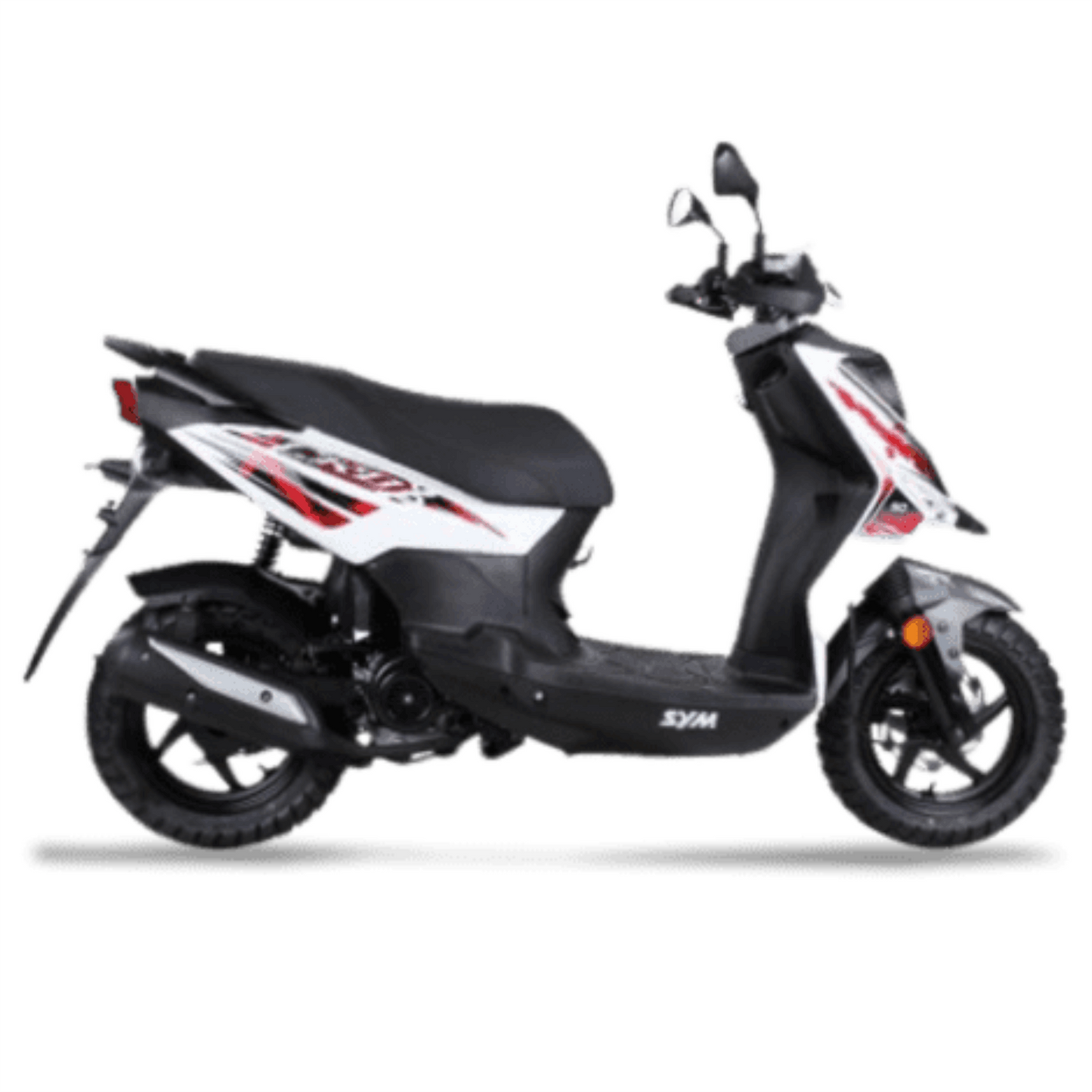 Graphics template for SYM Crox 125 Scooter